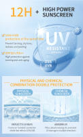 MSLAM-crema solar blanqueadora, protector solar para el cuerpo y la cara, crema protectora para la piel, antienvejecimiento, control de aceite, hidratante SPF 50 - details 3