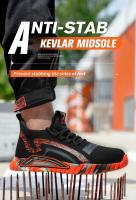 Zapatos de Trabajo Transpirables para Hombres  Zapatillas de Seguridad de Verano con Punta de Acero Antipunctura - details 9