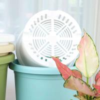 Maceta circular de plástico grande para interior, maceta y maceta decorativa para flores de jardín - details 7
