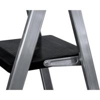 Tijera de 8 Escalones de Aluminio Plata de 366 cm de Altura con 150 kg de Capacidad de Carga - details 3