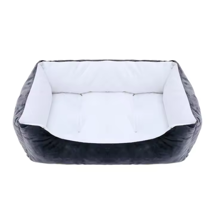 Cojín de Sofá de Peluche Cuadrado para Gatos Cama de Perro Calmante Suministros de Mascotas - 1