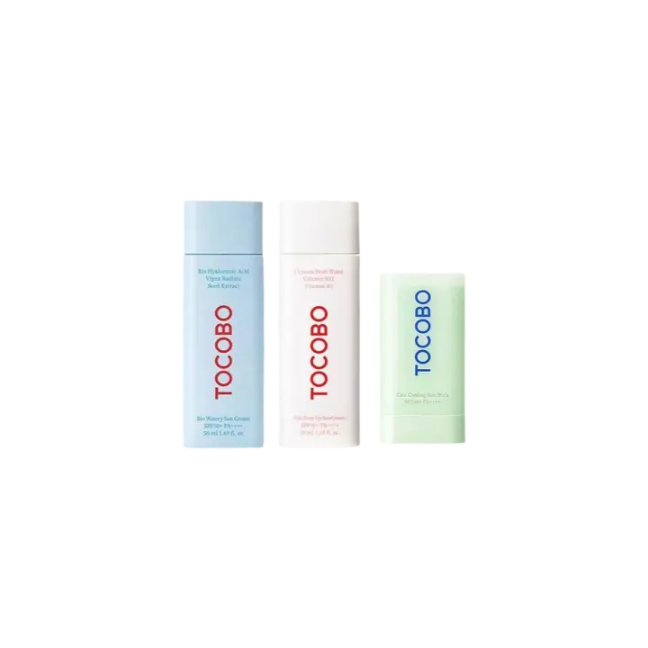 Tocobo protector solar de algodón Natural refrescante hidratante bloqueador solar refrescante no graso fuerte protección solar violeta UV cuidado de la piel - 1