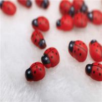 5 uds lindo Mini mariquita de resina hecha a mano miniaturas de mariquita de resina DIY epoxi para niños - details 2