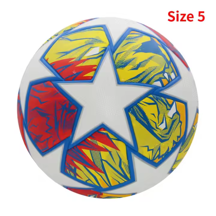 Pelotas de Fútbol de Alta Calidad Material de PU Suave Tamaño Profesional 5 Talla 4 - 1