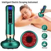 Masajeador eléctrico con ventosa al vacío, frascos de masaje adelgazantes con calor infrarrojo, anticelulitis, médico chino - details 1