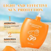 Protector solar facial, protector solar Mineral hidratante resistente al agua, tinte transparente, crema antiedad SPF 50+, protector solar con Control de aceite - details 17