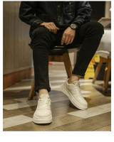 Nuevos zapatos de tablero versátiles con plataforma transpirable, zapatos deportivos de moda casual que aumentan la altura de los hombres - details 9