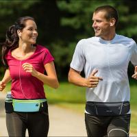 Riñonera para correr con botella, funda para teléfono, cinturón de hidratación, bolsa impermeable para maratón, bolsa para teléfono deportivo - details 7
