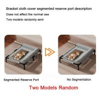 Camas elevadas de malla para mascotas, transpirables, extraíbles, con almohada, cama refrescante para perros, cama para gatos, para tomar el sol en el patio. - details 1
