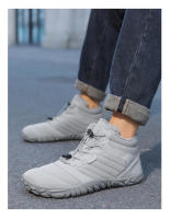 Botas de lana enrosadas, zapatos individuales impermeables y antideslizantes, de algodón, antideslizantes - details 24