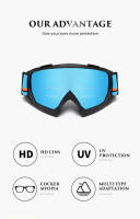 Gafas de esquí de una sola capa antivaho, gafas de Snowboard para nieve, gafas de moto de nieve, gafas de esquí para deportes al aire libre, nuevas - details 2