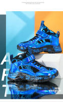 Zapatillas de baloncesto de marca para niños, zapatos deportivos informales impermeables para correr, zapatillas de tenis para niños, zapatillas de baloncesto para niños - details 4