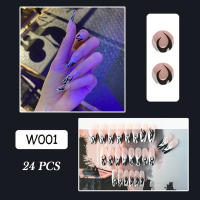 Uñas postizas con llamas impresas, decoración Artificial, cómodas de llevar, manicura para actuaciones en escenario - details 5