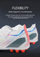 Zapatos de fútbol nuevos de verano, duraderos, con absorción de impactos. Disponibles para tacos largos y cortos. - details 4