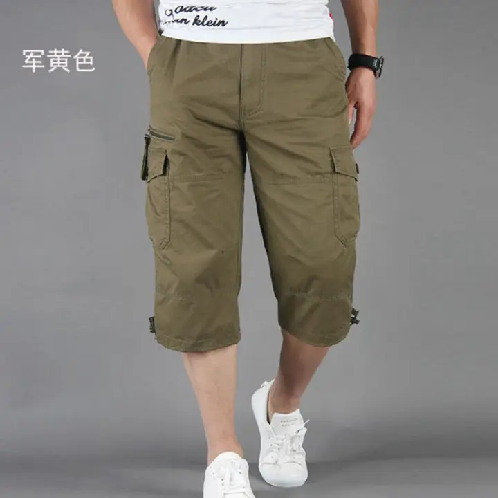 Pantalones cortos deportivos informales para hombre, pantalones cortos deportivos con bolsillos, holgados y ajustados - 1