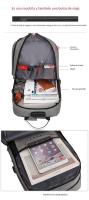 Ryanair-Mochila De Viaje Cabina Avion, equipo De Mano portátil Resistente al Agua y Antirrobo, 40x28x14 - details 8
