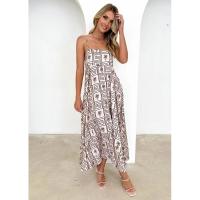 Primavera/Verano Nuevo vestido de tirantes floral fresco para mujer Slim Fit - details 5
