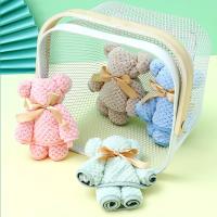 Toalla de oso de terciopelo Coral para decoración del hogar, toalla de lavado de cara súper absorbente, suave, regalo de cumpleaños y boda, 30/75CM - details 11