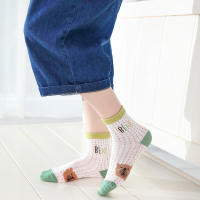 Calcetines de algodón de malla transpirables, absorbentes del sudor y desodorantes para niños, 5 pares - details 0