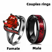 Anillos de Pareja de Acero Inoxidable Anillo de Dragón Celta con Dijes para Hombres - details 0