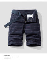 Pantalones de Trabajo de Verano de Algodón Puro de Media Lengua Estilo Recto y Versátil con Estampado de Tres Piedras - details 0