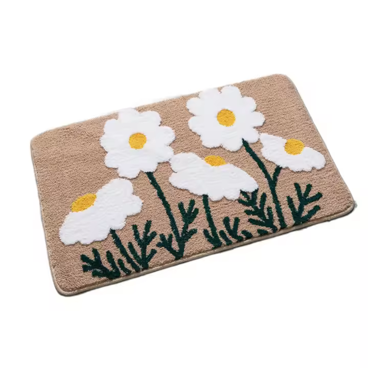 Alfombrilla absorbente Extra gruesa para baño, diseño antideslizante, Material absorbente, alfombrilla de entrada antideslizante, lavable a máquina, tacto suave - 1