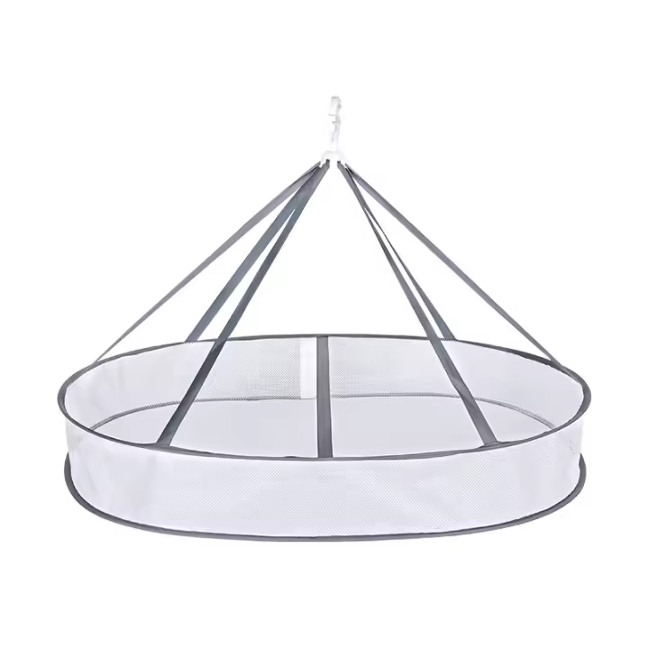 Perchero de Secado de Suéteres Plegable de Malla Secador de Ropa Largo para Interiores y Exteriores - 1