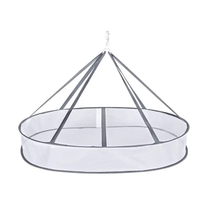 Perchero de Secado de Suéteres Plegable de Malla Secador de Ropa Largo para Interiores y Exteriores - 1