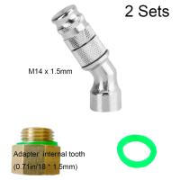 Puntas de boquilla de pulverizador ajustables, 2 juegos de boquilla de pulverización de nebulización de alta presión, apertura de 1,5mm - details 2