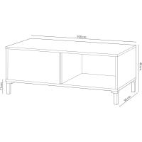 Conjunto de Muebles de Sala de Estar de Roble Canadian y Blanco Cajones, Buffet, Molo Brooklyn - details 10