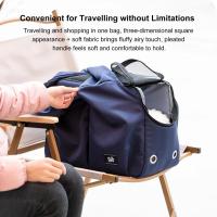 Bolsa portátil transpirable para mascotas, bolso de hombro de salida, portador cálido de invierno para mascotas, ventilación cómoda para perros y gatos pequeños - details 6