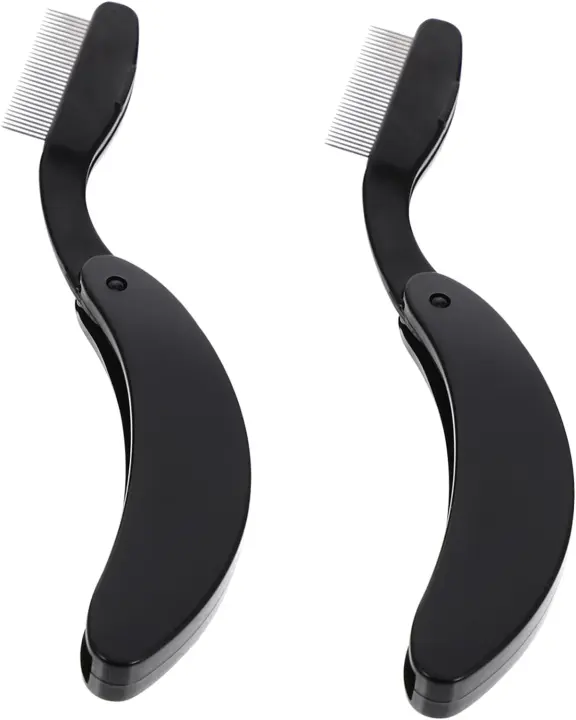 Beaupretty 2 Uds Peine Plegable Para Cejas Máscara De Pestañas Separador De Pestañas Herramienta De Pestañas Herramientas De Maquillaje De Belleza Herramienta De Cepillos Cosméticos Cepillo - 1
