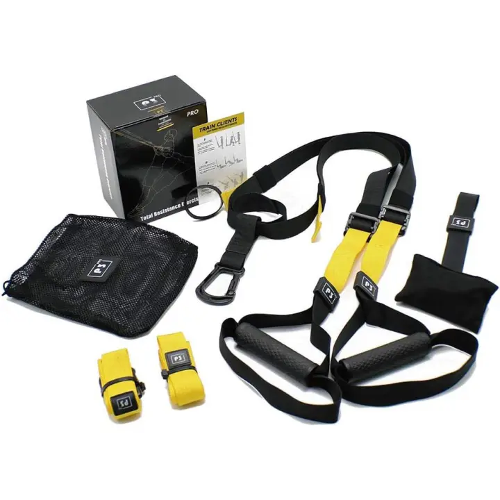 TRX PRO3 sistema de entrenamiento de suspensión todo en uno para entrenamiento con pesas, Cardio, entrenamiento cruzado y entrenamiento de resistencia, entrenamientos de cuerpo completo para el hogar, viajes y exteriores - 1