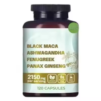 Cápsulas de raíz de maca negra orgánica - 1