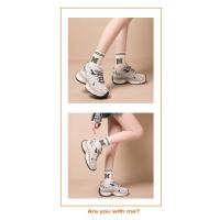 Zapatillas deportivas de suela gruesa para mujer, zapatillas casual slip-on, tenis planas, transpirables, cómodas y gruesas, invierno - details 12