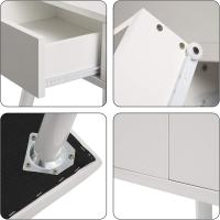 Mueble de Maquillaje con Espejo 5 Cajones, 1 Mesita, Tamaño 80x40x125cm - details 4