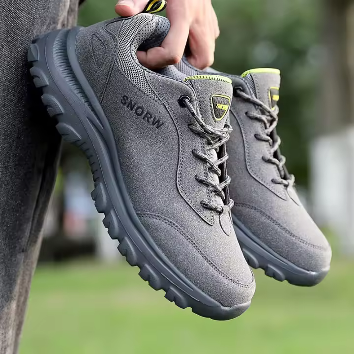Zapatos Casuales Hechos a Mano de Gamuza para Hombres Comodos, Transpirables, Estilo de Primavera/Otoño - 1