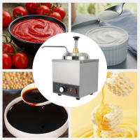 650 W eléctrico de chocolate caliente, dispensador de chocolate de acero inoxidable con bomba, botella de salsas - details 0