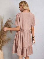 Pantalón corto informal holgado de manga con volantes de verano, minifalda ligera y elegante para fiestas en la playa 2024 - details 16