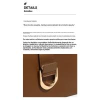 Bolso premium para las axilas nuevo bolso de hombro para mujer bolso baguette cruzado de cadena simple - details 17