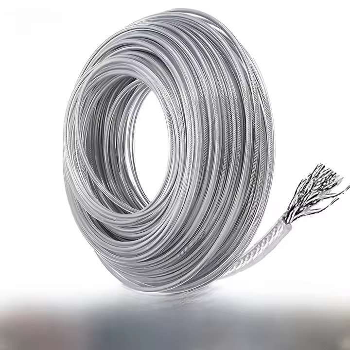 Cuerda De Acero Y Nylon Para Trimmer 2.4/2.7/3.0/4.0mm*15m Reemplazo Para Cortacésped Long round Roll Para Jardín - 1