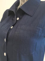 SSITO Tncafas-falda Larga Mujer Informal | Cuello de Camisa | Bolso Dividido | Talla Grande | Moda Primavera Verano - details 8