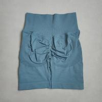 Pantalones cortos de Yoga para mujer, pantalones cortos deportivos sin costuras para gimnasio, pantalones cortos de entrenamiento de cintura alta con realce, pantalones cortos deportivos para Fitness, pantalones cortos de ciclismo - details 11