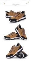 Zapatos de senderismo para hombre, zapatos impermeables de cuero PU para exteriores, zapatillas tácticas resistentes al desgaste para senderismo, caminar y cazar - details 17
