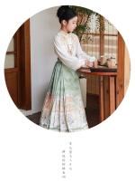 Nuevo conjunto de cara de caballo para niñas del 1 de junio, Hanfu de estilo chino, disfraz antiguo para niños, estilos de primavera y otoño, media falda para - details 2