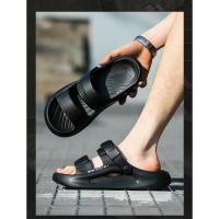 Sandalias de hombre Moda Deportes 5 CM de grosor Suela EVA Cómodas Zapatillas QuikFoam suaves Diapositivas Playa Calle - details 10