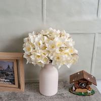 Ramo de narcisos artificiales de tacto Real, elegante flor de narciso de seda hecha a mano, flor falsa de lujo, escritorio para sala de estar - details 8