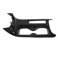 Consola central negra brillante para coche, soporte para vasos, cubierta decorativa, pegatinas embellecedoras para Honda HRV HR-V Vezel 2021 2022 LHD - details 2