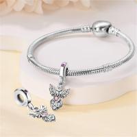 Encanto Clásico de Plata Esterlina S925 - Romántico Pulsera de 3mm con Zirconio - Ideal para Joyería DIY para Mujeres - details 23