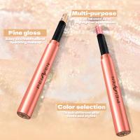 Barritas de sombra de ojos con brillo mate, sacapuntas incorporado, resistente al agua, masilla de piedra de bronce perla, plumas de sombra de ojos de amatista ahumada ﻿ - details 1